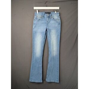 Stella in Dreams Mid-Rise Bootcut Jeans SR155 Light Wash Blue Size 1/25